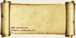 Jana Dragojlović vizit kartica